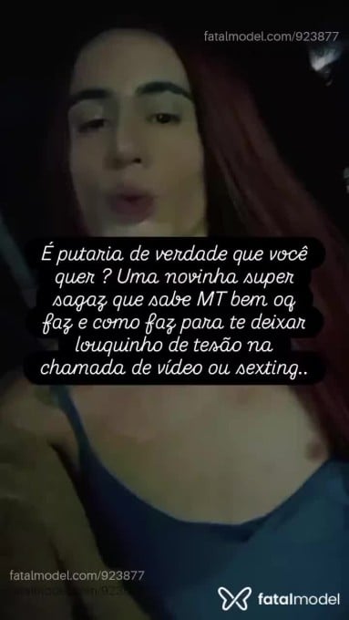 Acompanhante mulher trans loira (o) de olhos castanhos em Virtual - Milena
