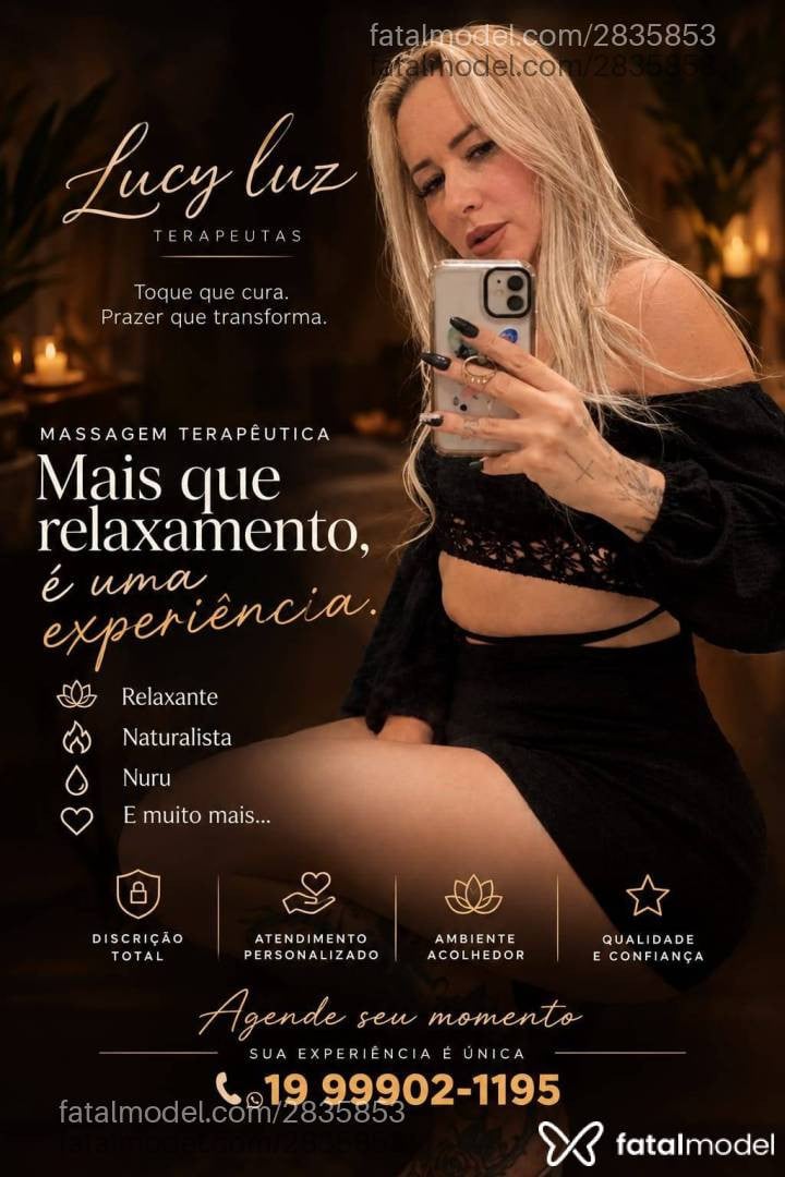 Acompanhante mulher loira (o) de olhos mel - Lucy Lu