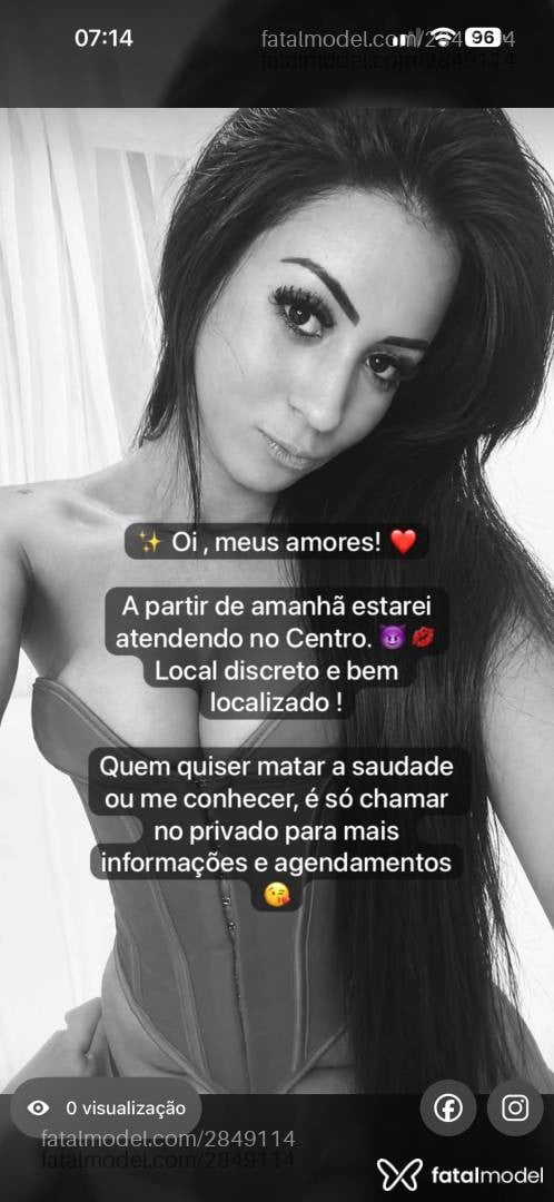 Acompanhante mulher morena (o) de olhos castanhos - Bruna Ventura