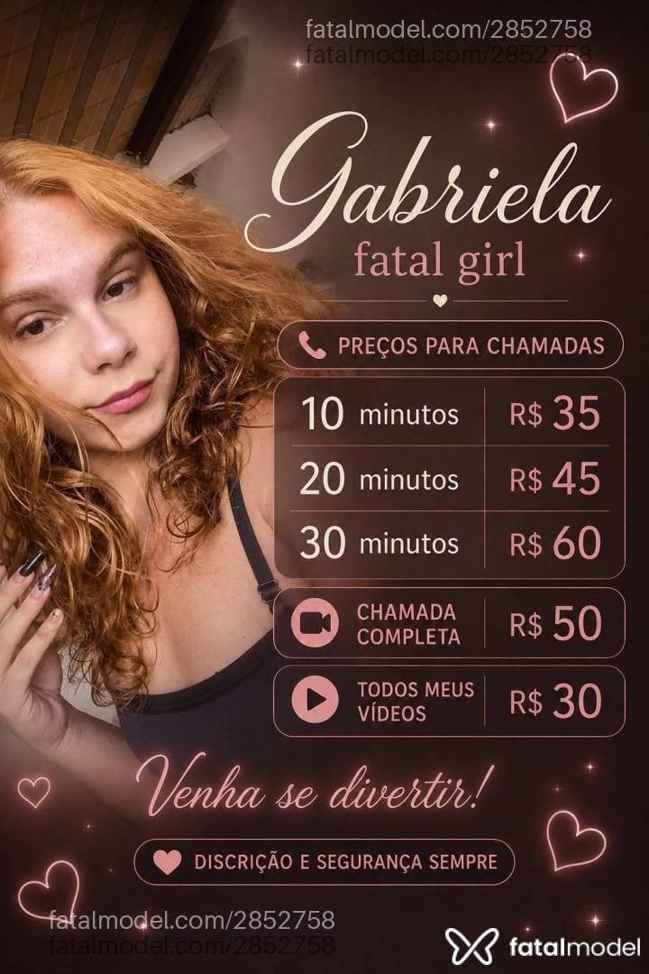 Acompanhante mulher trans com cabelo castanho de olhos castanhos - Gabriela