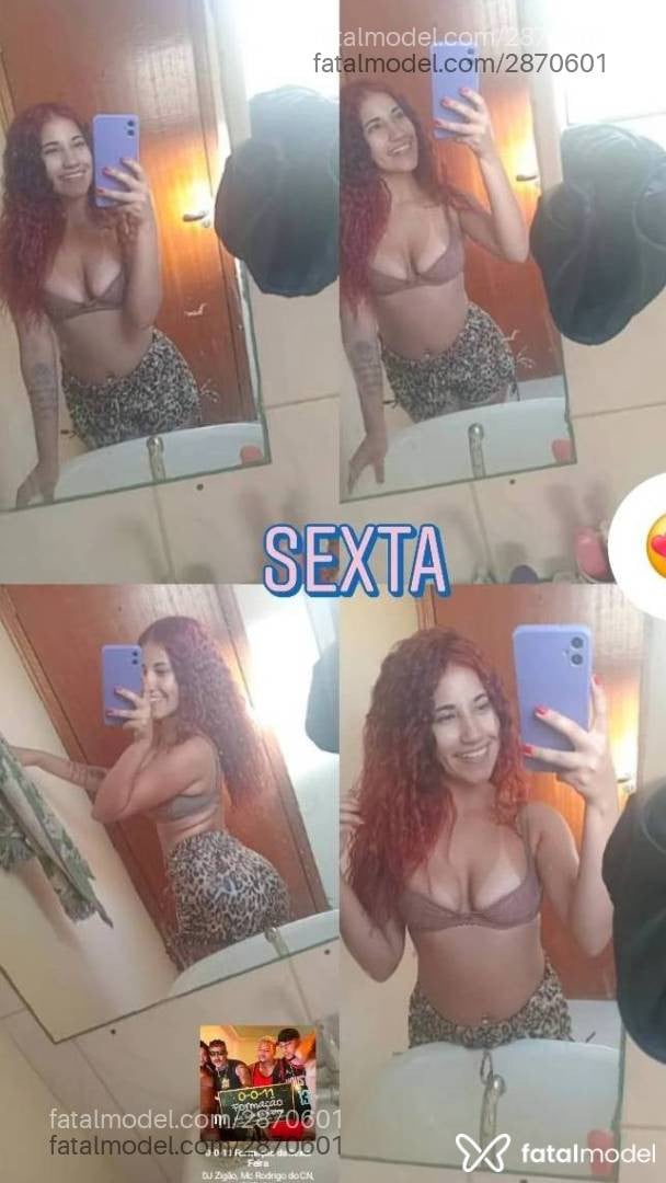 Acompanhante mulher ruiva (o) de olhos pretos - Letícia