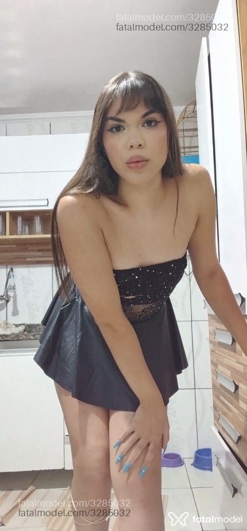 Acompanhante mulher trans com cabelo castanho de olhos castanhos em São Paulo - Sami