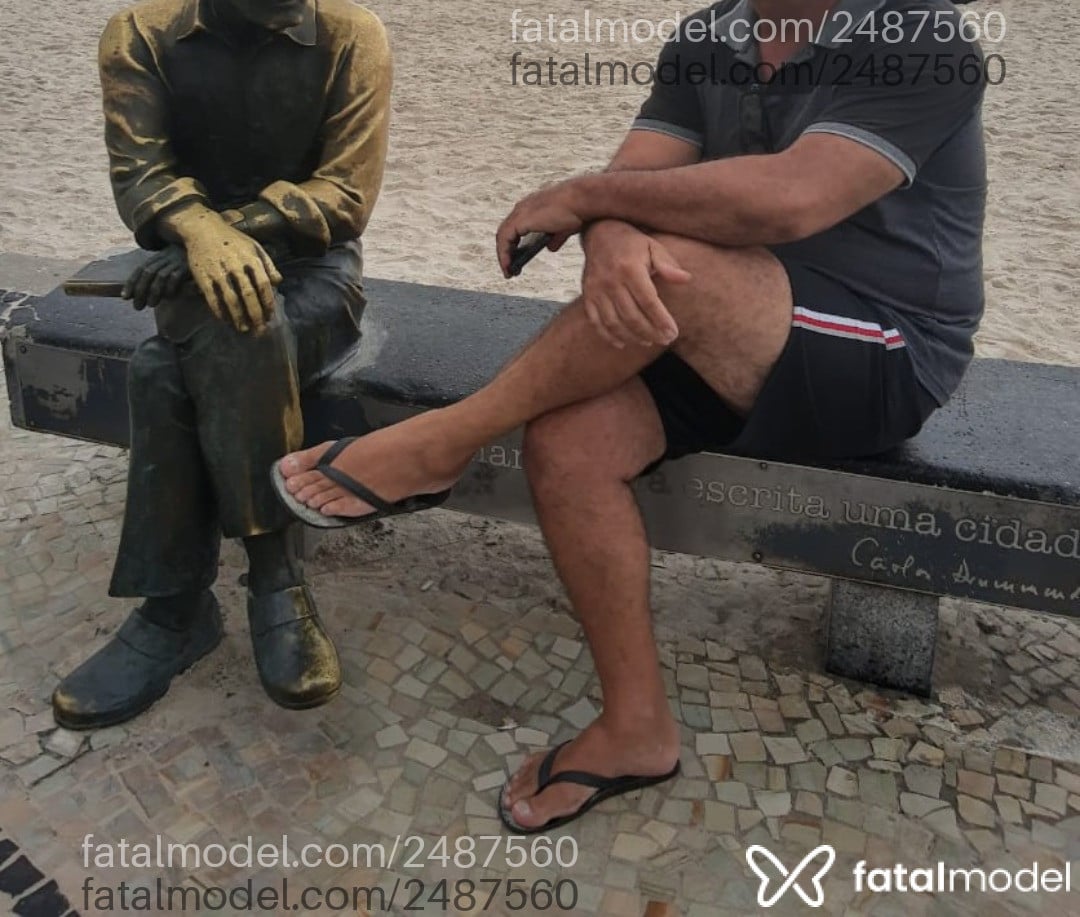 Acompanhante homem com cabelo grisalho de olhos castanhos em Praia Grande - Zehpower