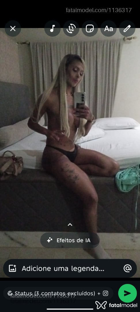 Acompanhante travesti com cabelo colorido de olhos cinza em Primavera do Leste - Lettys