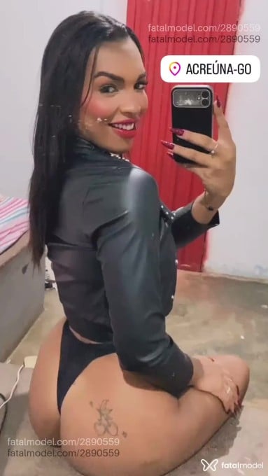 Acompanhante mulher trans morena (o) de olhos pretos em Barra do Garças Acompanhante mulher trans morena (o) de olhos pretos em Barra do Garças - Monike