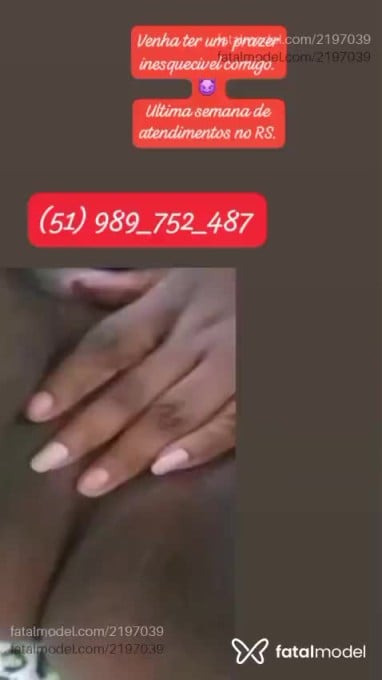 Acompanhante mulher morena (o) de olhos castanhos em Porto Alegre - Rebeca Bittencourt