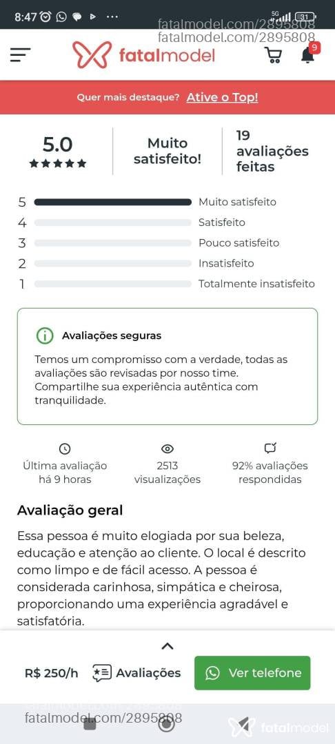 Acompanhante mulher morena (o) de olhos pretos - Lorena