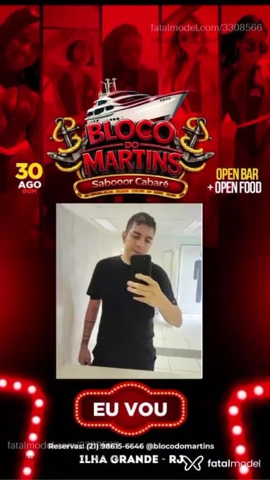 Acompanhante homem sem cabelo de olhos pretos em Rio de Janeiro - Vinícius Luan