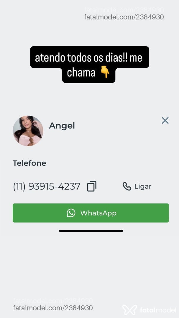Acompanhante mulher morena (o) de olhos castanhos em São Paulo - Angel