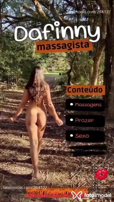 Acompanhante mulher trans com cabelo castanho de olhos castanhos em São Lourenço do Sul - Dafinny Msagens