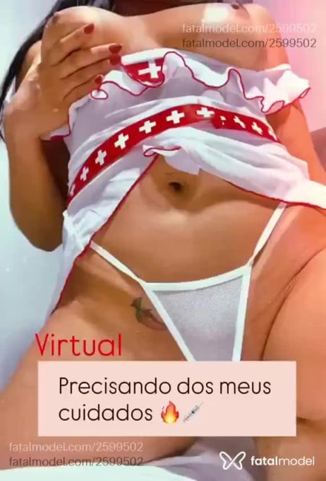 Acompanhante mulher morena (o) de olhos castanhos em Virtual - Grazy