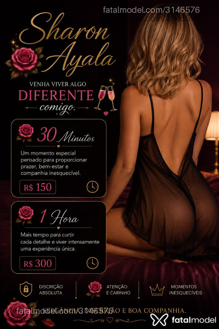 Acompanhante mulher loira (o) de olhos castanhos em Pouso Alegre - Sharon Ayala