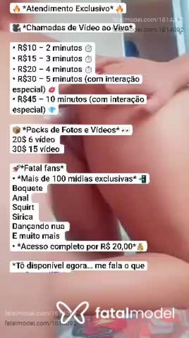Acompanhante mulher morena (o) de olhos castanhos em Virtual - Lari Larielle