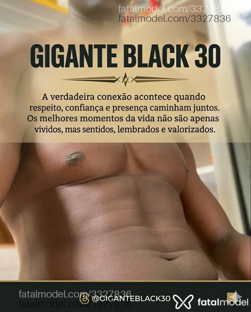 Acompanhante homem morena (o) de olhos castanhos em Rio de Janeiro - Gigante Black