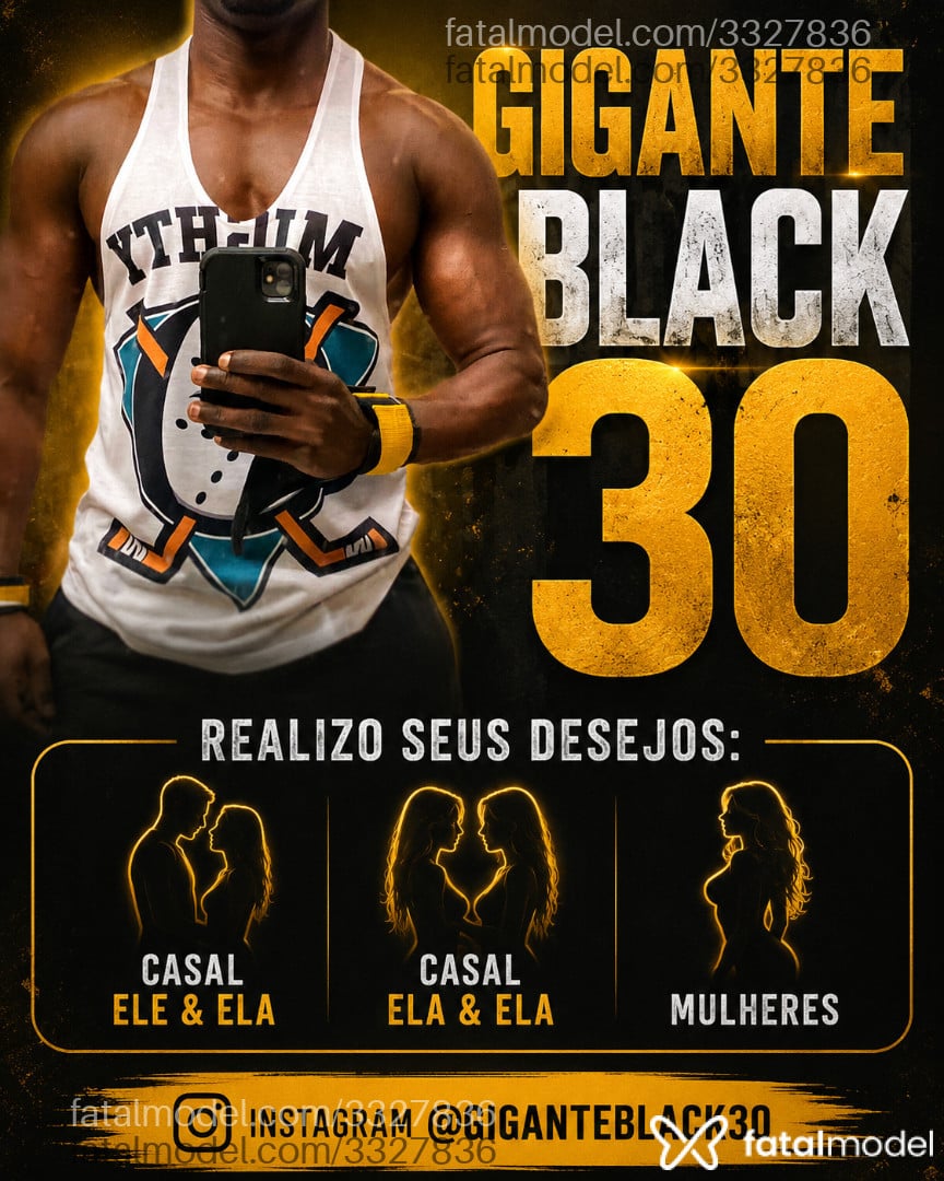 Acompanhante homem morena (o) de olhos castanhos em Rio de Janeiro - Gigante Black