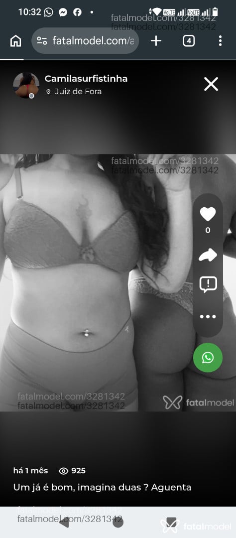 Acompanhante mulher morena (o) de olhos castanhos em Juiz de Fora - Camilasurfistinha