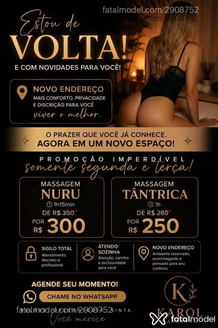 Acompanhante mulher loira (o) de olhos castanhos - Karol