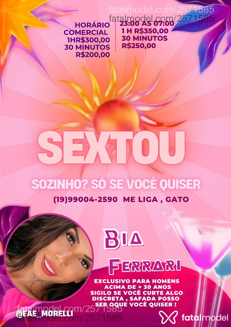 Acompanhante mulher morena (o) de olhos pretos em Indaiatuba Acompanhante mulher morena (o) de olhos pretos em Indaiatuba - Bia Ferrari
