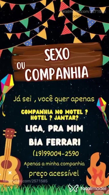 Acompanhante mulher morena (o) de olhos pretos em Indaiatuba Acompanhante mulher morena (o) de olhos pretos em Indaiatuba - Bia Ferrari