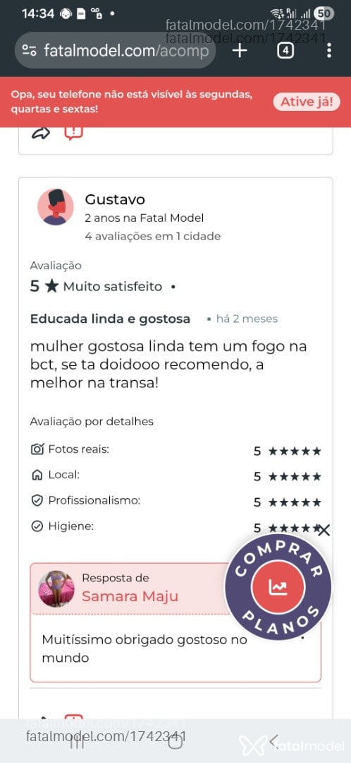 Acompanhante mulher morena (o) de olhos castanhos em Vilhena - Samara Maju
