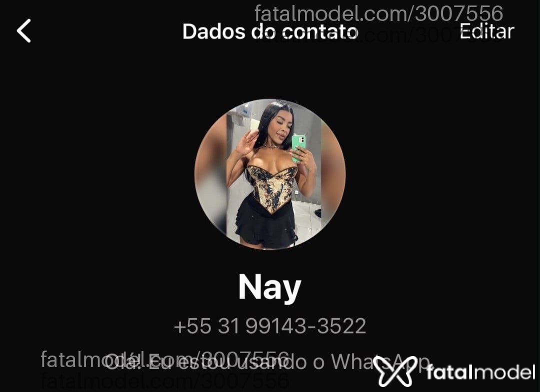Acompanhante mulher morena (o) de olhos pretos em Itapema - Nayminerinha