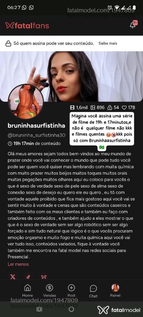 Acompanhante mulher com cabelo castanho de olhos castanhos em Artur Nogueira - Bruninhaasurfis