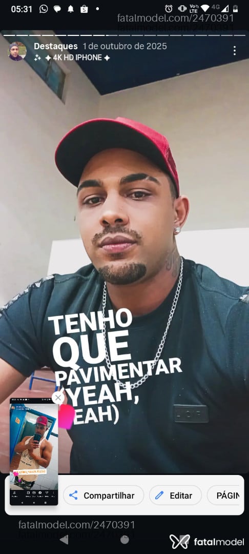 Acompanhante homem morena (o) de olhos castanhos em Pelotas - Theblack
