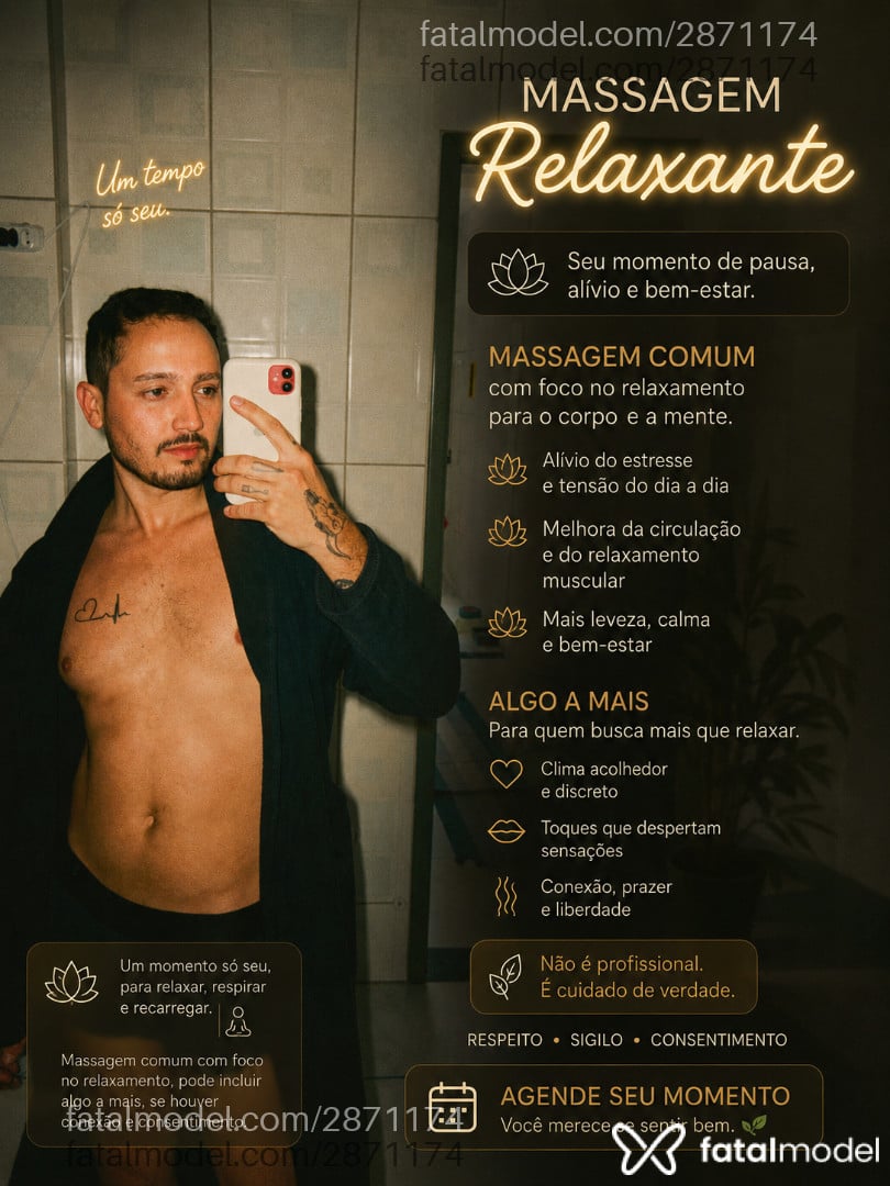 Acompanhante homem com cabelo castanho de olhos castanhos em Florianópolis - Felipe Lima