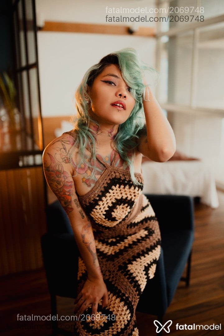 Acompanhante mulher com cabelo colorido de olhos castanhos em São Paulo - Sofie