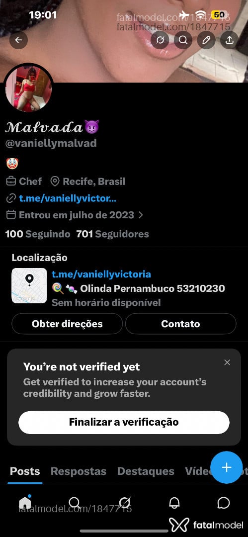 Acompanhante mulher trans morena (o) de olhos castanhos em Olinda - Vanielly Bictoria