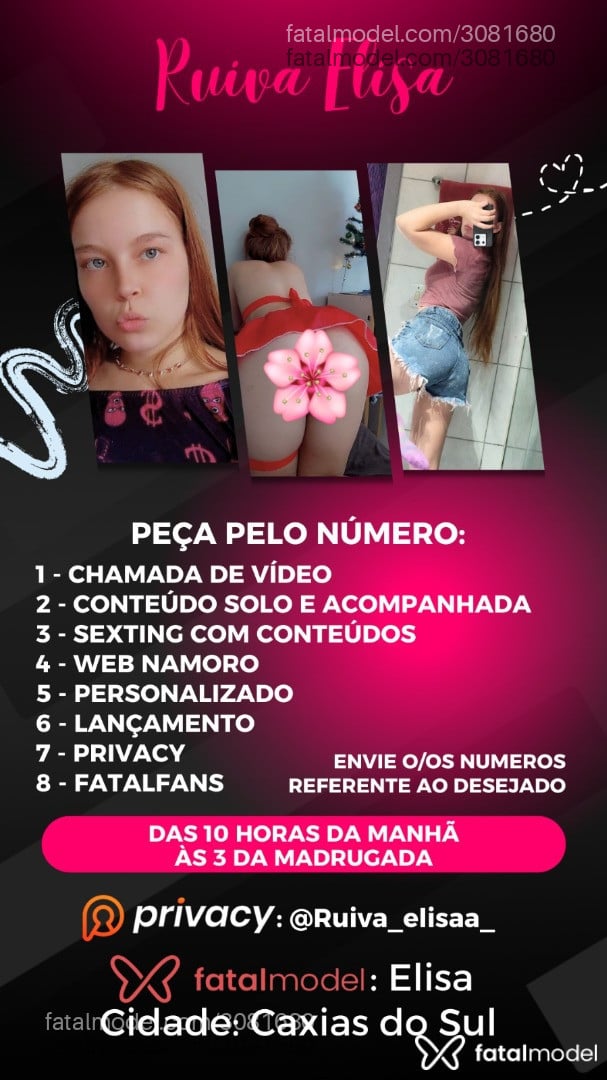 Acompanhante mulher ruiva (o) de olhos verdes em Virtual - Elisa