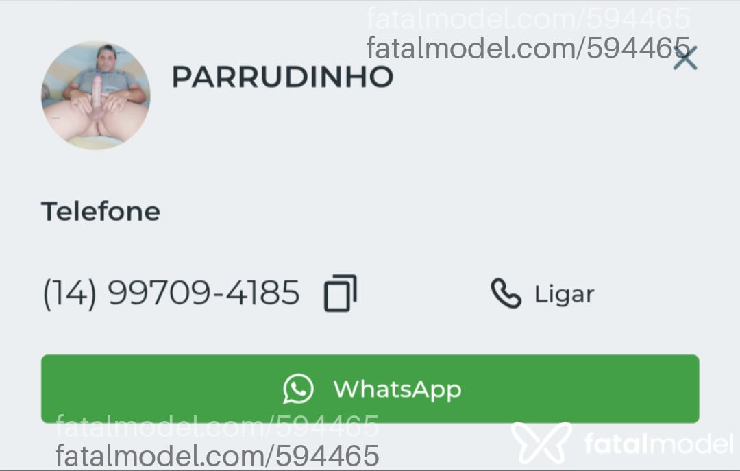 Acompanhante homem com cabelo castanho de olhos castanhos em Bauru - PARRUDINHO