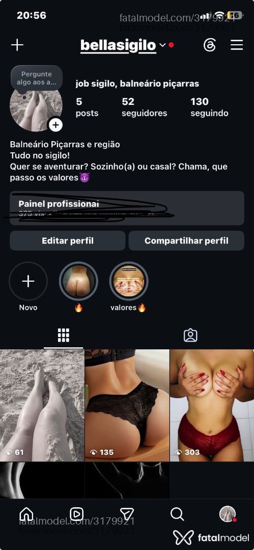 Acompanhante mulher morena (o) de olhos castanhos em Balneário Piçarras - Morena