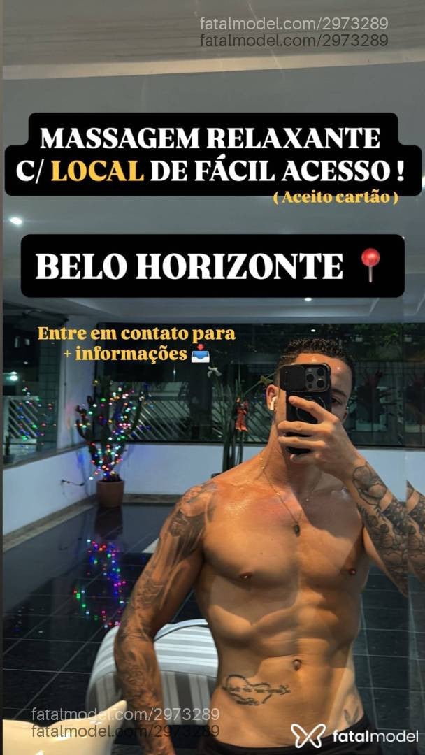 Acompanhante homem morena (o) de olhos castanhos - Leo Vasconcelos