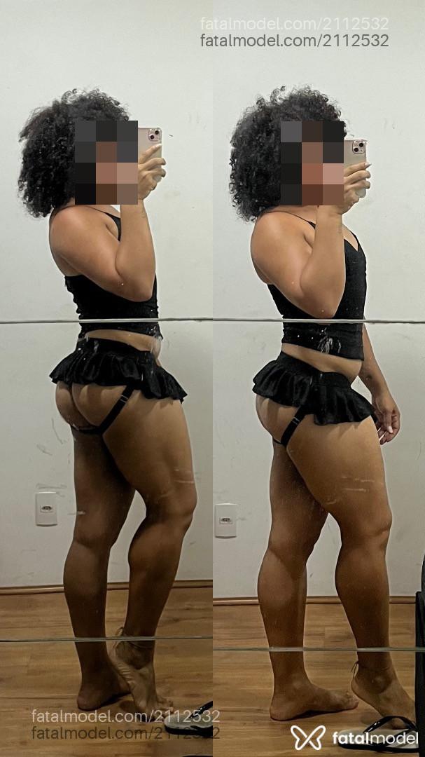 Acompanhante não-binário com cabelo castanho de olhos castanhos em São Paulo - Barbosa