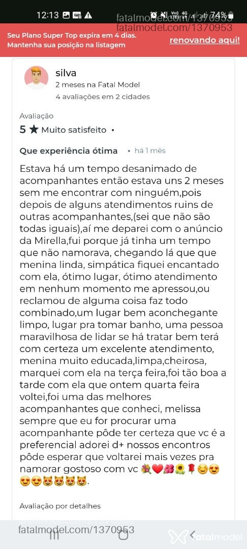 Acompanhante mulher morena (o) de olhos verdes em Cabo Frio - Mirella Azeredo