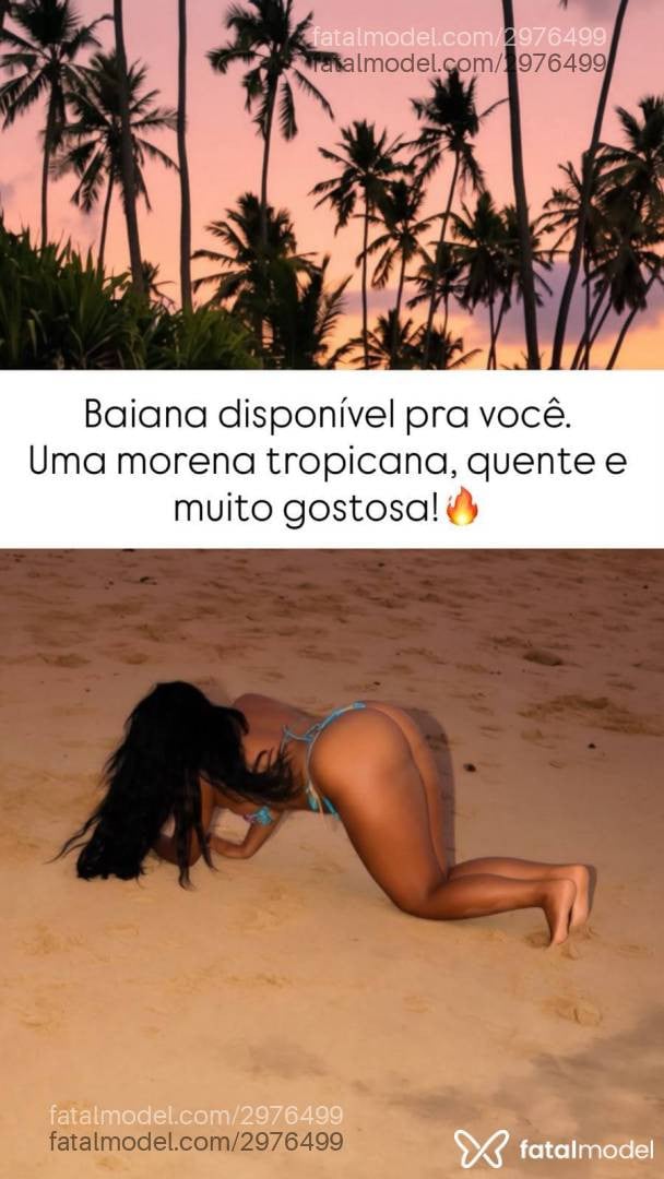 Acompanhante mulher morena (o) de olhos pretos - Maria Flor