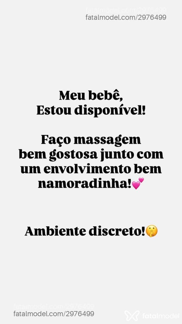 Acompanhante mulher morena (o) de olhos pretos - Maria Flor