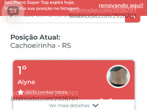 Acompanhante mulher com cabelo castanho de olhos castanhos em Cachoeirinha - Alyne