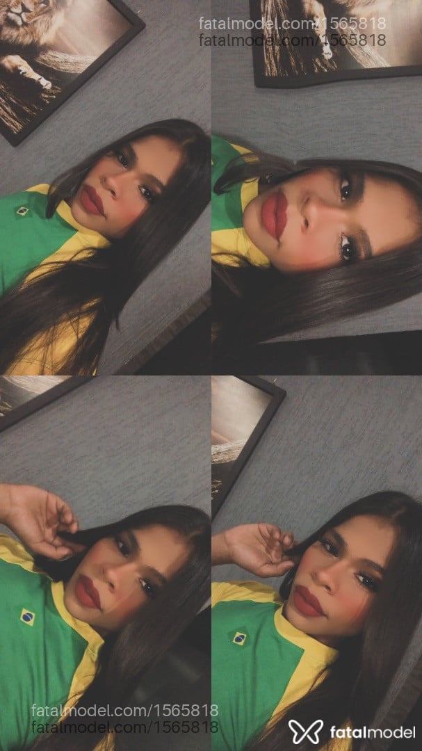 Acompanhante mulher trans com cabelo castanho de olhos castanhos em Uberlândia - Kayllaninfa
