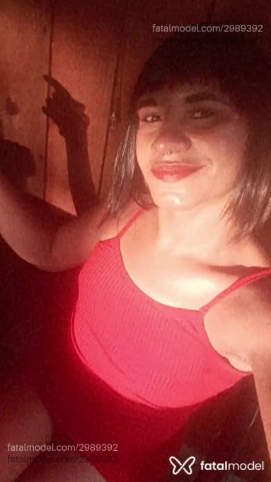 Acompanhante mulher trans com cabelo castanho de olhos castanhos em Rio Verde - Andy