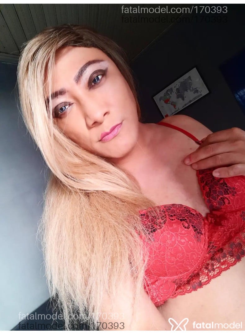 Acompanhante travesti loira (o) de olhos verdes em São José do Rio Preto - Leê camaleão