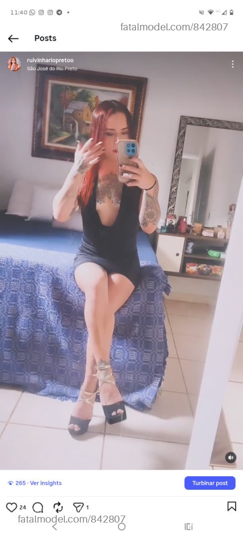 Acompanhante travesti ruiva (o) de olhos castanhos em São José do Rio Preto - Danii