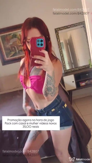 Acompanhante travesti ruiva (o) de olhos castanhos em São José do Rio Preto - Danii
