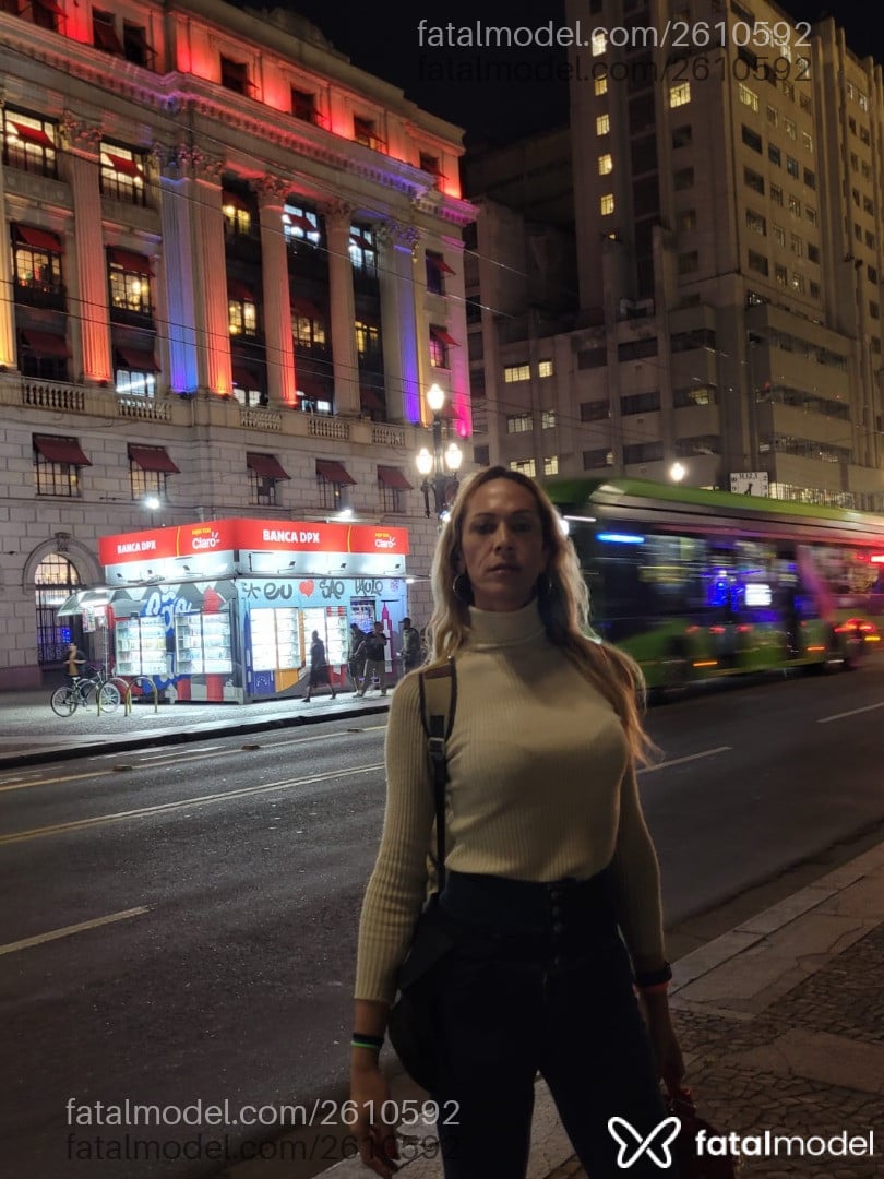Acompanhante mulher trans loira (o) de olhos mel em São Paulo - Amanda