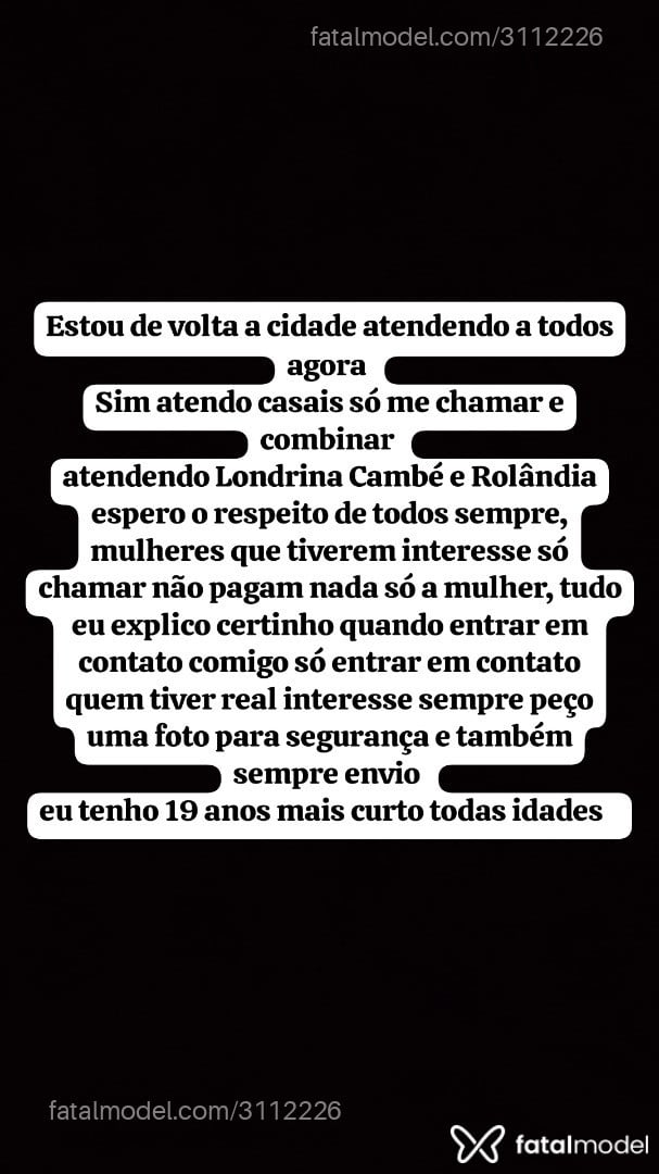 Acompanhante homem com cabelo castanho de olhos castanhos em Londrina Acompanhante homem com cabelo castanho de olhos castanhos em Londrina - João Gabriel