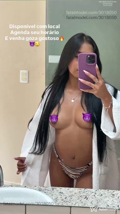 Acompanhante mulher morena (o) de olhos castanhos - Raquel Santos