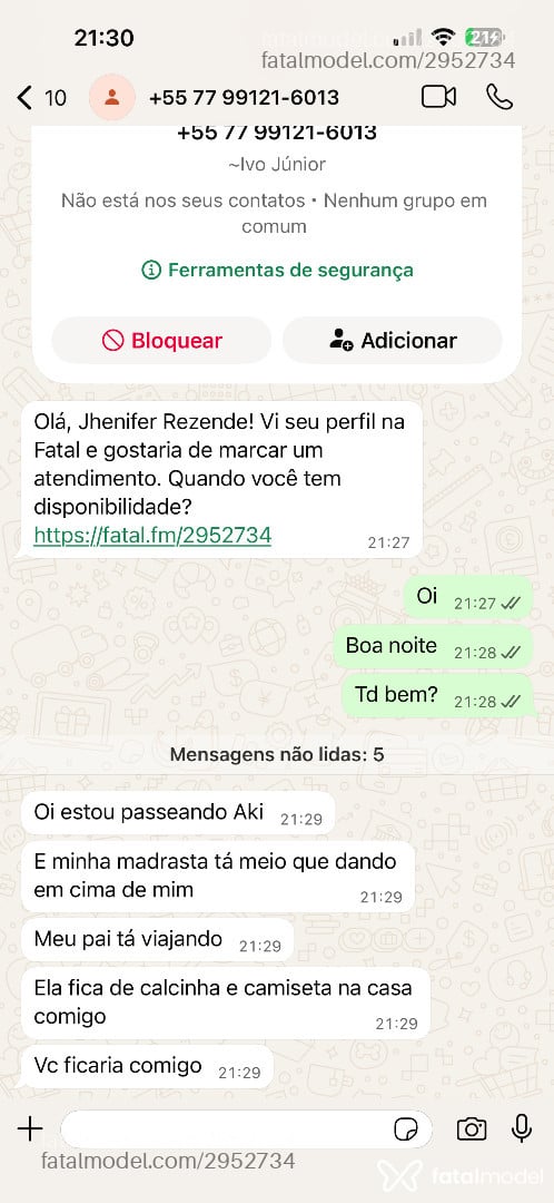Acompanhante mulher morena (o) de olhos castanhos em Fernandópolis - Jhenifer Rezende