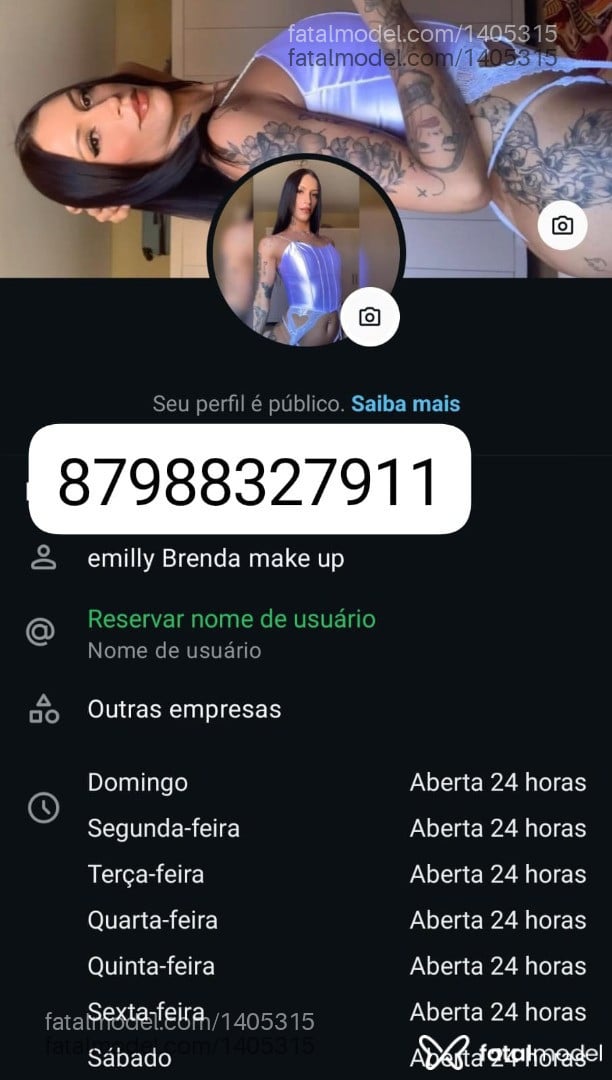 Acompanhante travesti morena (o) de olhos castanhos em Araripina - Emilly Brenda