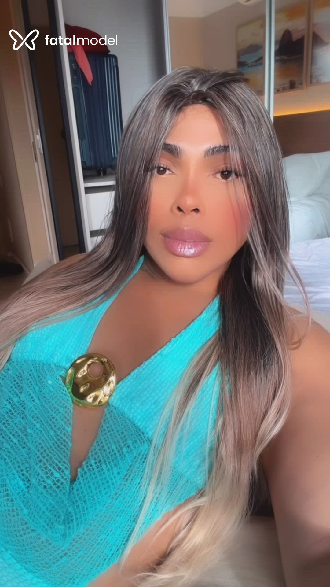 Acompanhante mulher trans morena (o) de olhos pretos - Eduarda Silva